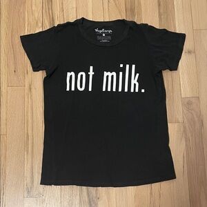 Vegetaryn Black Eco-Friendly Distressed Tee